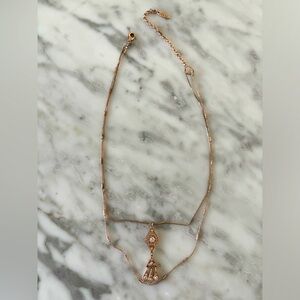 Rose gold LUV AJ Necklace